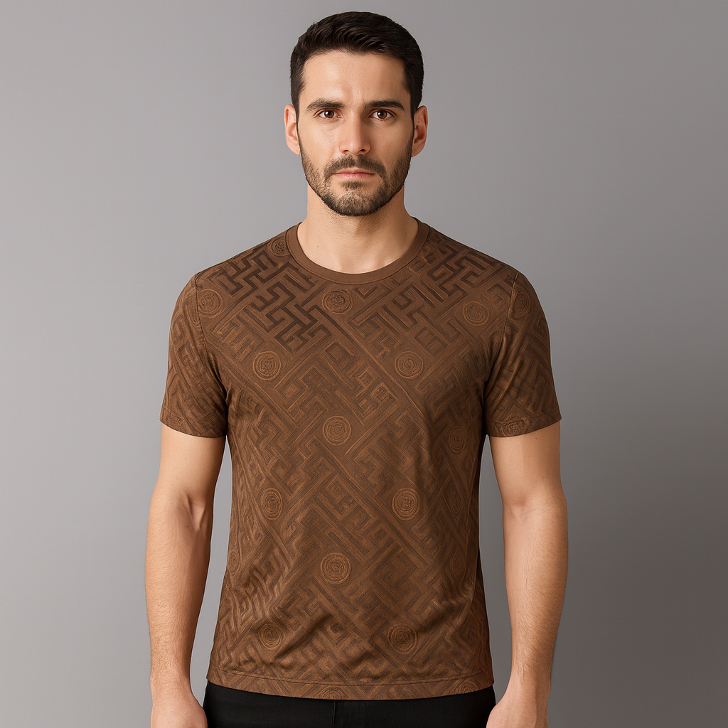 Camisa Masculina Seda Gelo