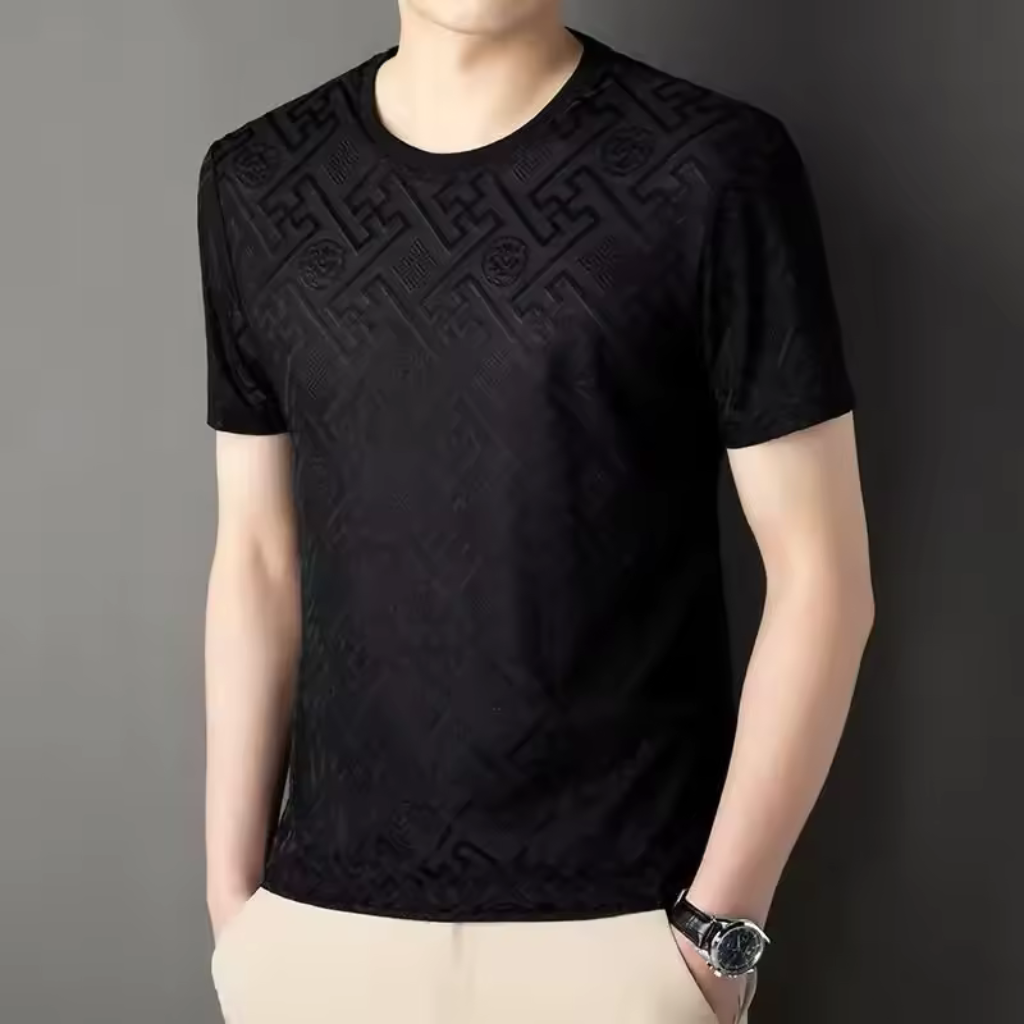 Camisa Masculina Seda Gelo