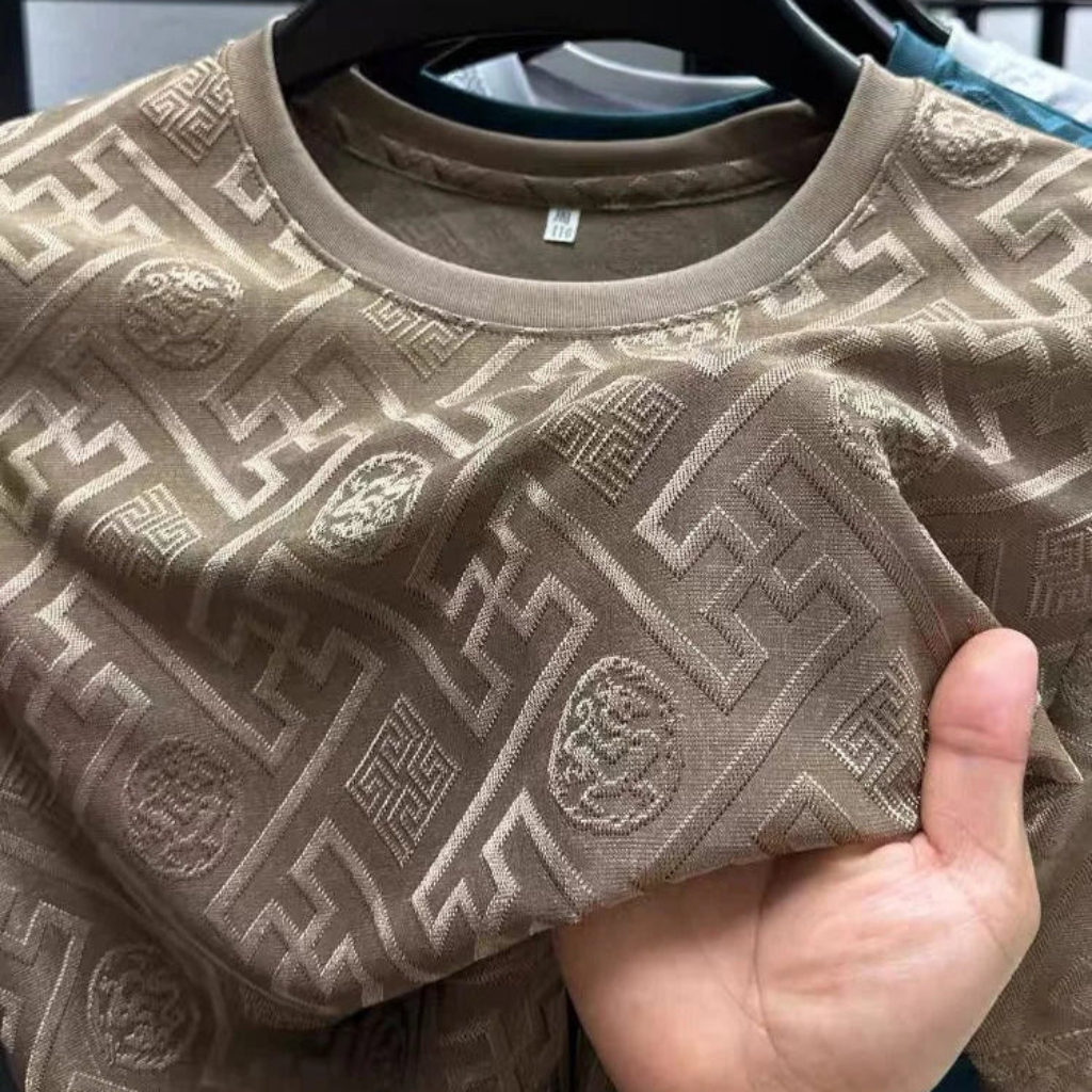 Camisa Masculina Seda Gelo