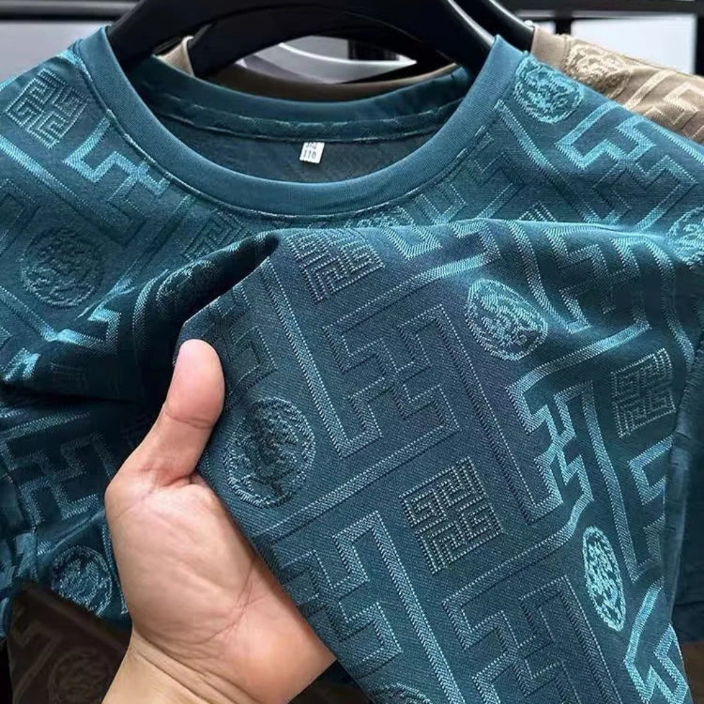 Camisa Masculina Seda Gelo