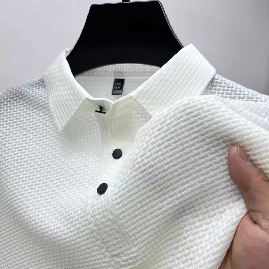 Camisa Polo em Nylon