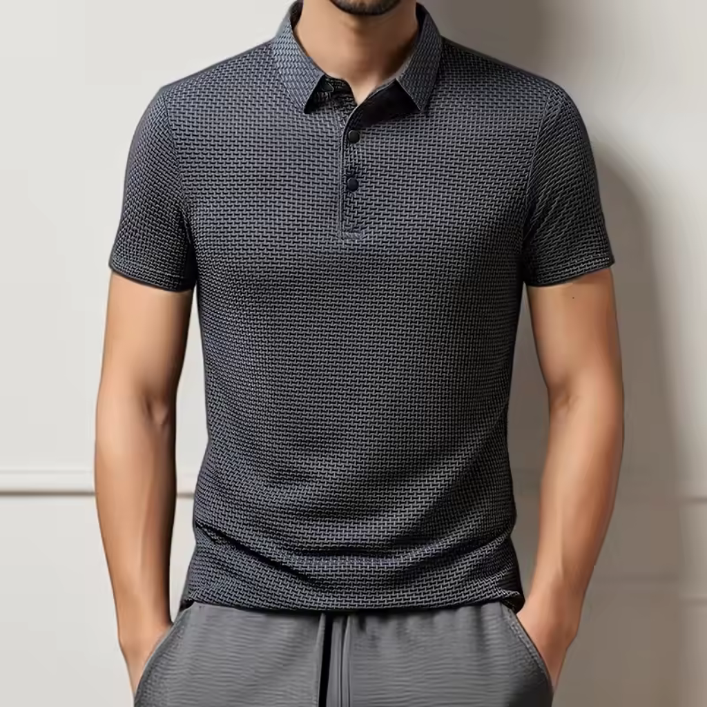 Camisa Polo em Nylon