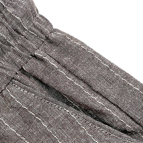 Calça de Linho Masculina Listrada