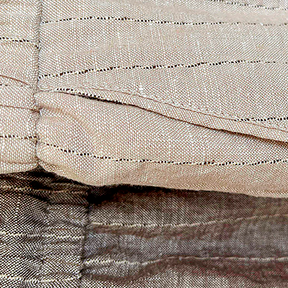 Calça de Linho Masculina Listrada