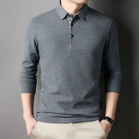 Camisa Gola Polo Manga Longa