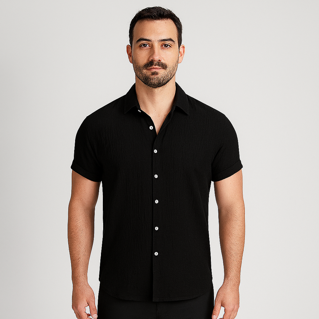 Camisa Manga Curta Básica Milan