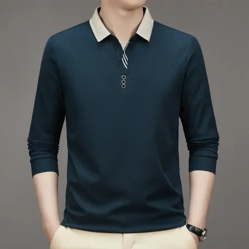 Camisa Polo Manga Longa