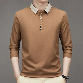 Camisa Polo Manga Longa