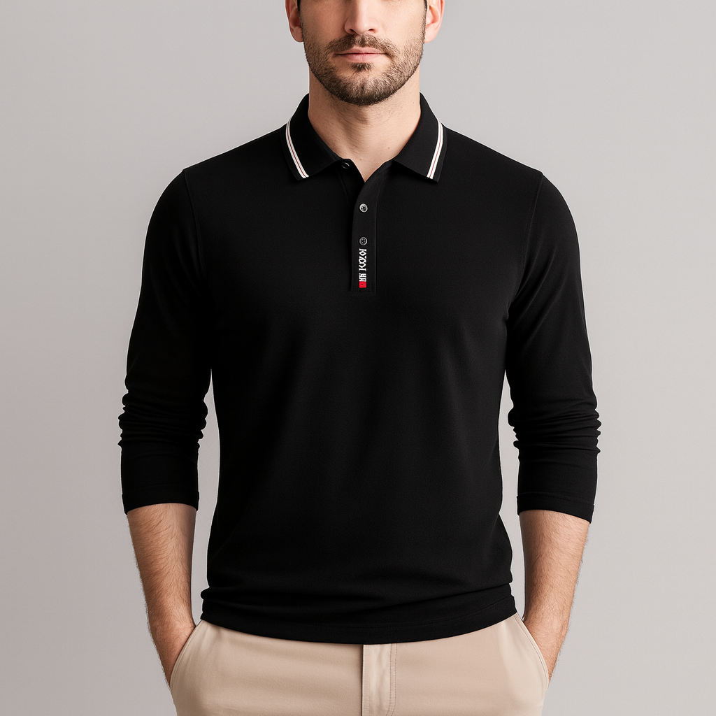 Camisa Polo Manga Longa Capri