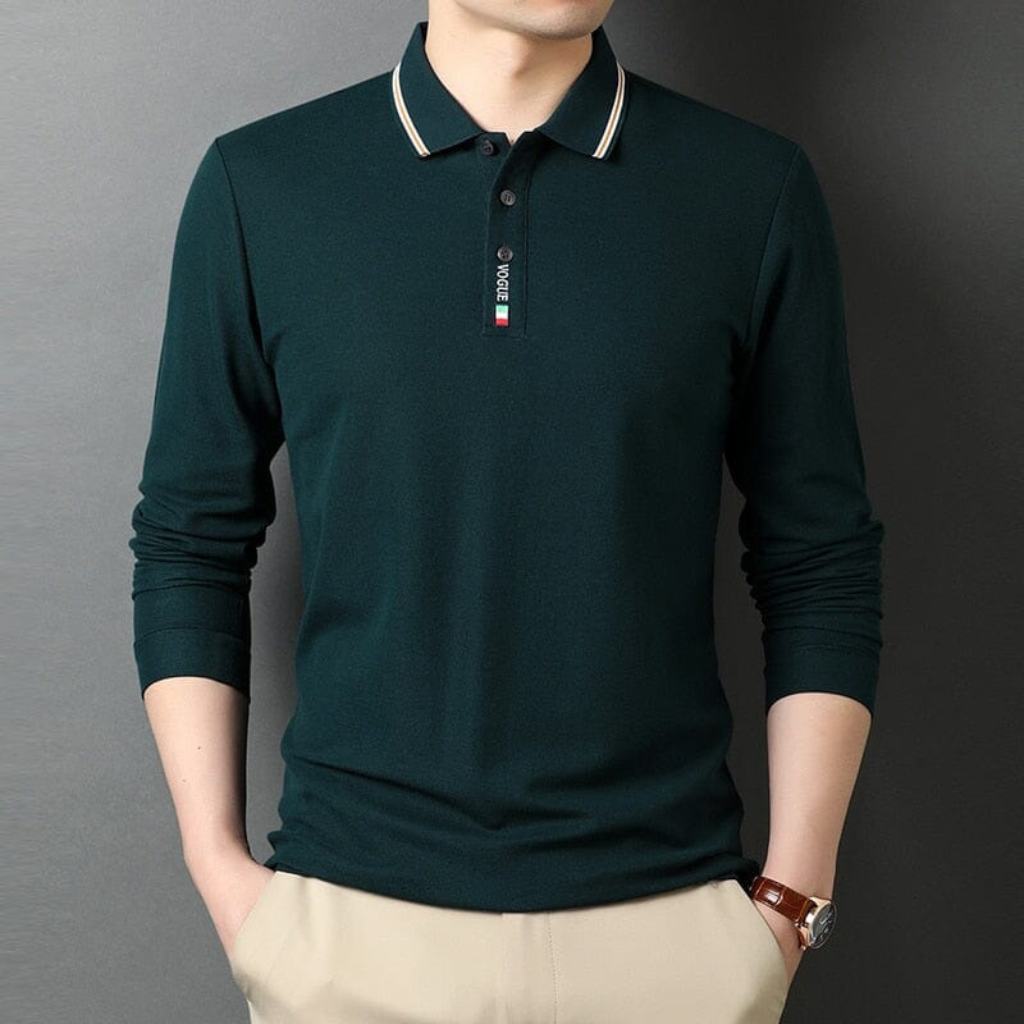 Camisa Polo Manga Longa Capri