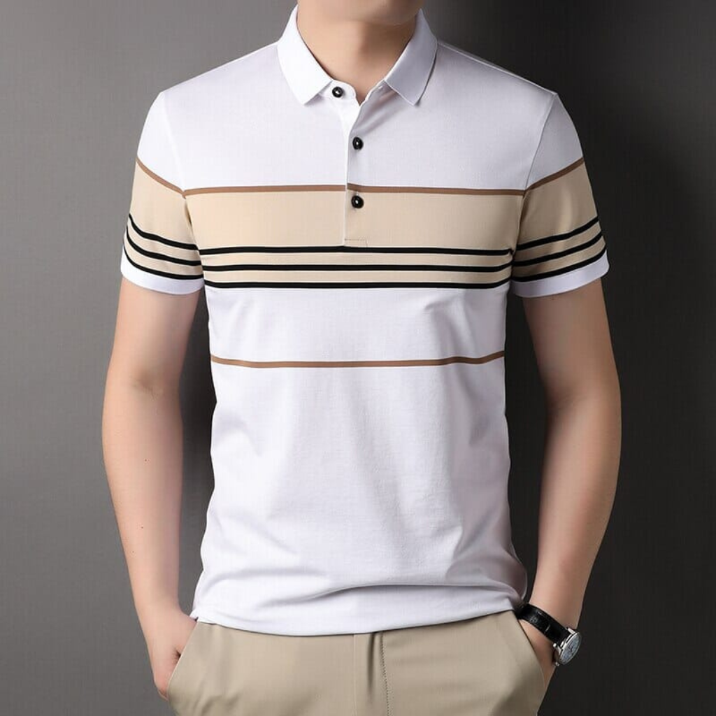 Camisa Polo Masculina Listrada Genoa