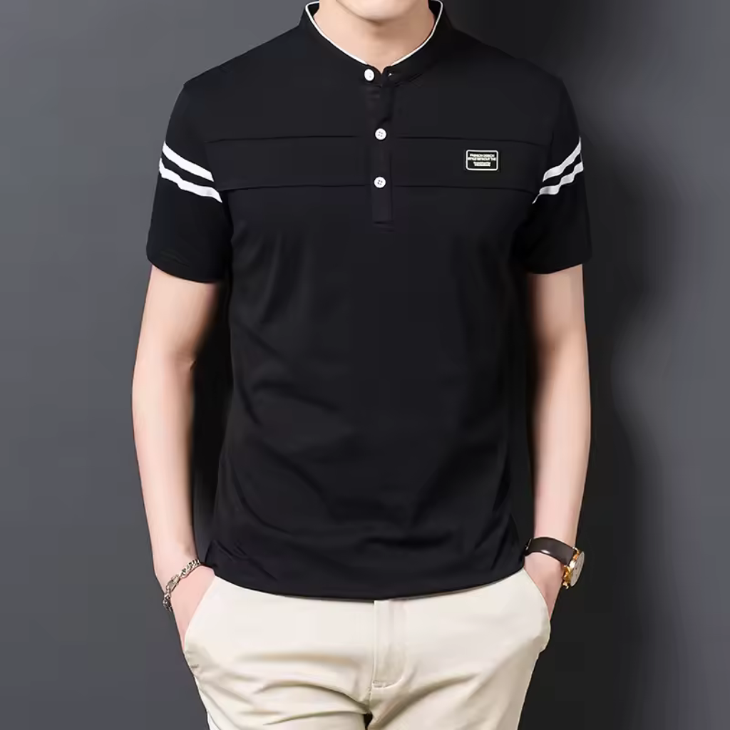 Camisa Polo Masculina Tecido Premium