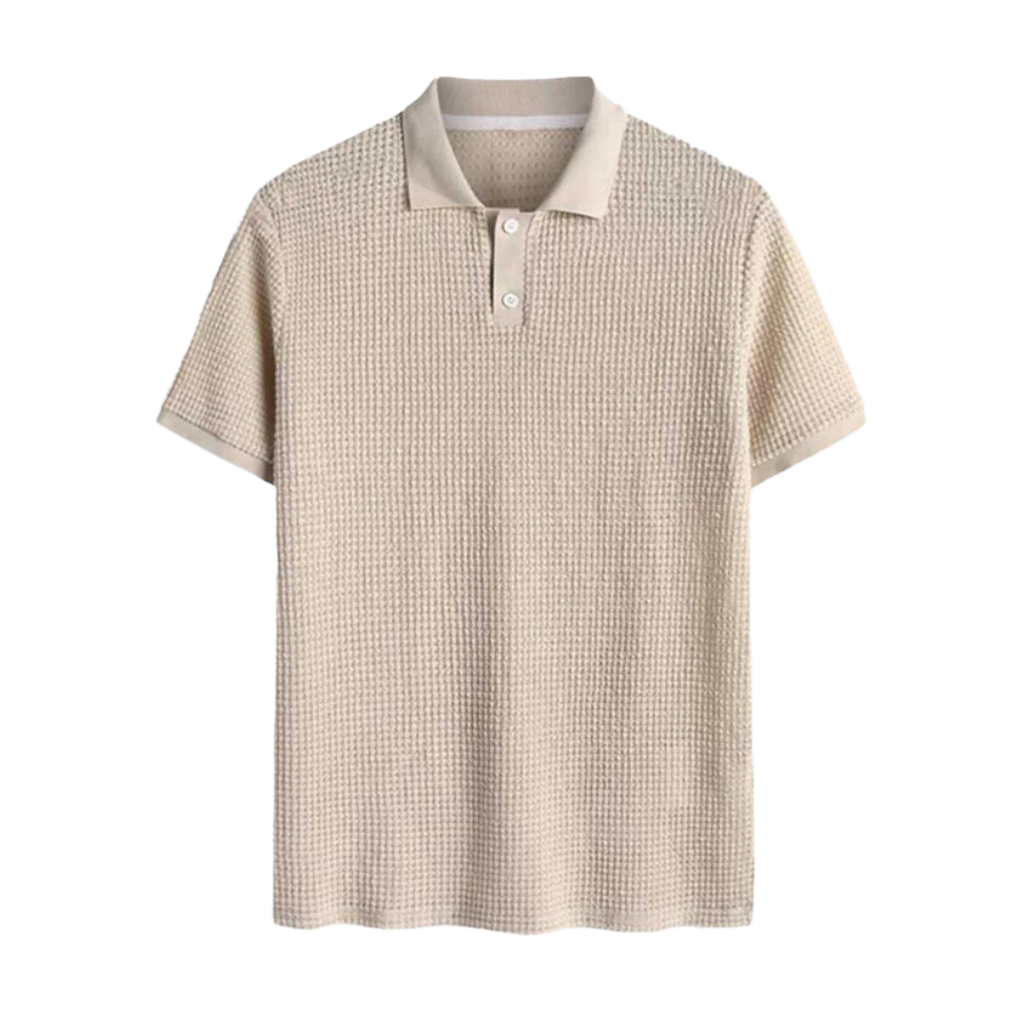 Camisa Polo Masculina de Malha Leve