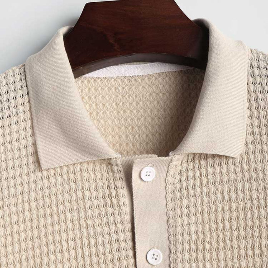 Camisa Polo Masculina de Malha Leve