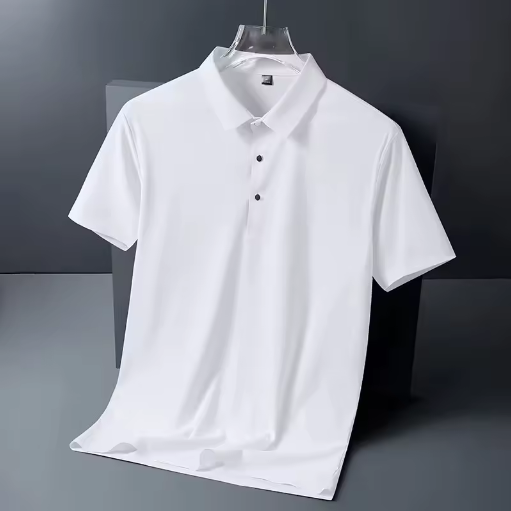 Camisa Polo Seda Gelo Anti Amasso