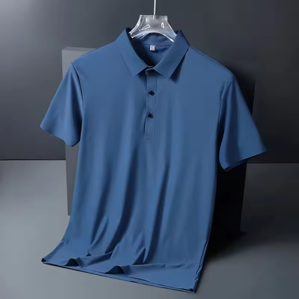 Camisa Polo Seda Gelo Anti Amasso