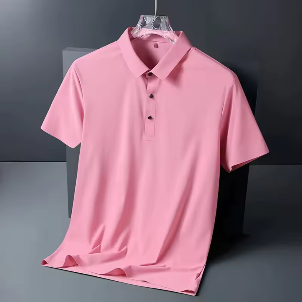 Camisa Polo Seda Gelo Anti Amasso
