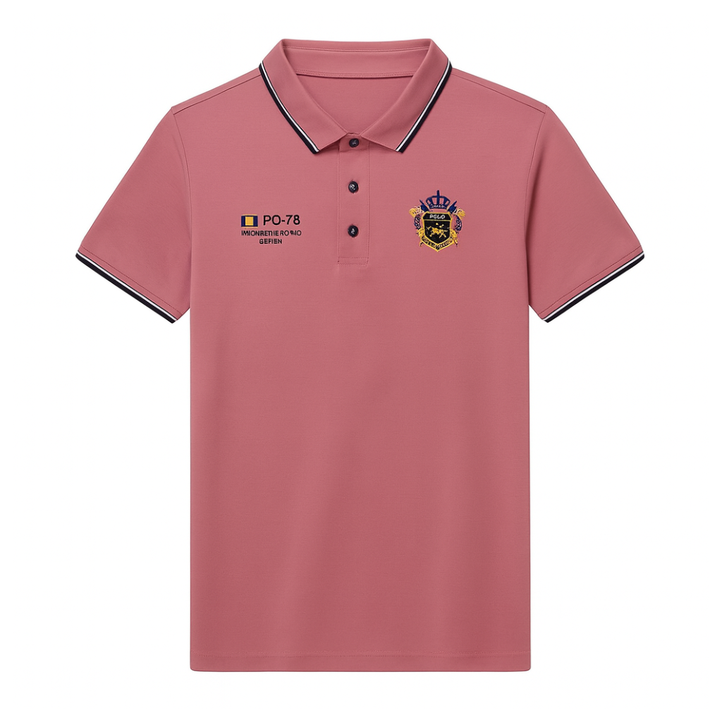 Camisa Polo Seda em Gelo Carter