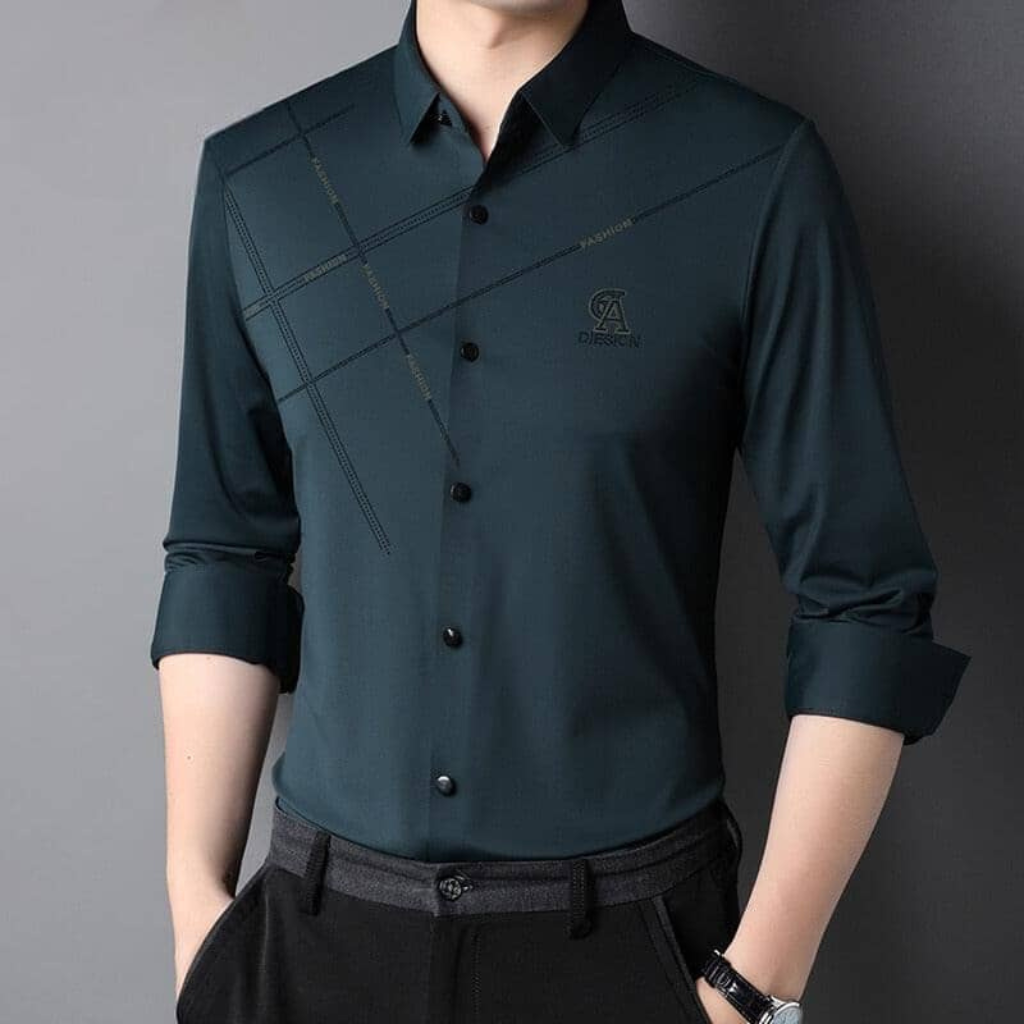 Camisa Social Manga Longa Modern
