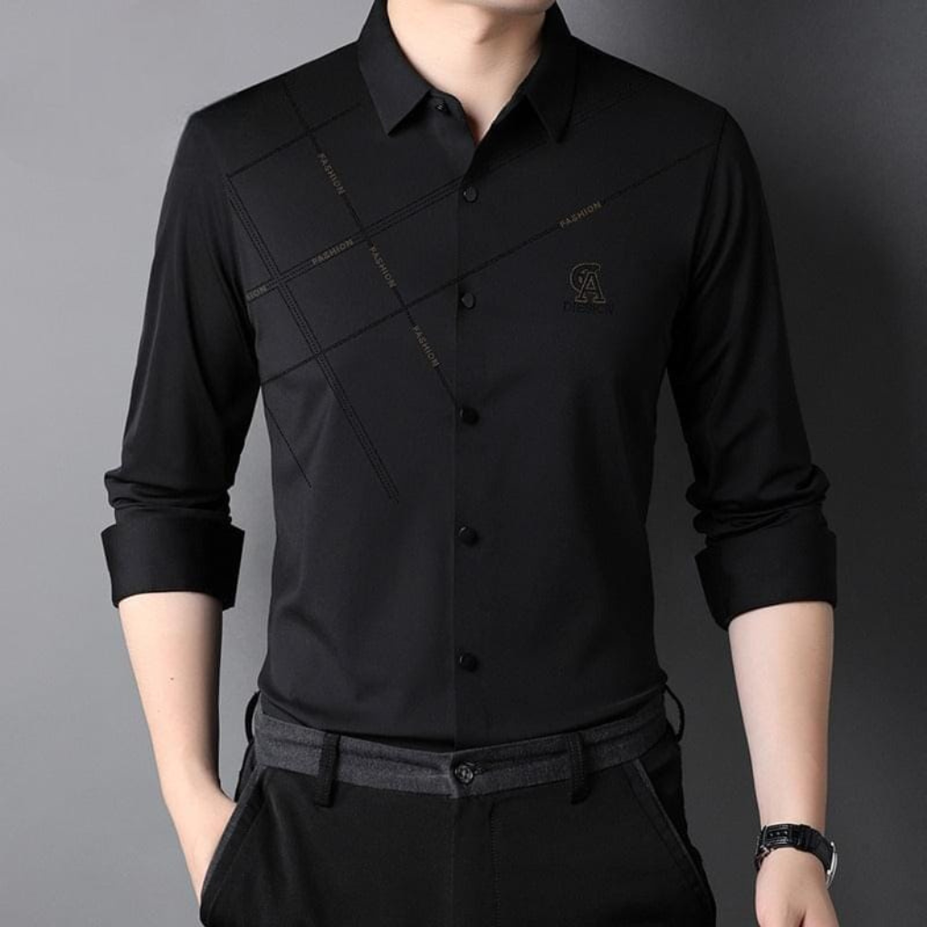 Camisa Social Manga Longa Modern