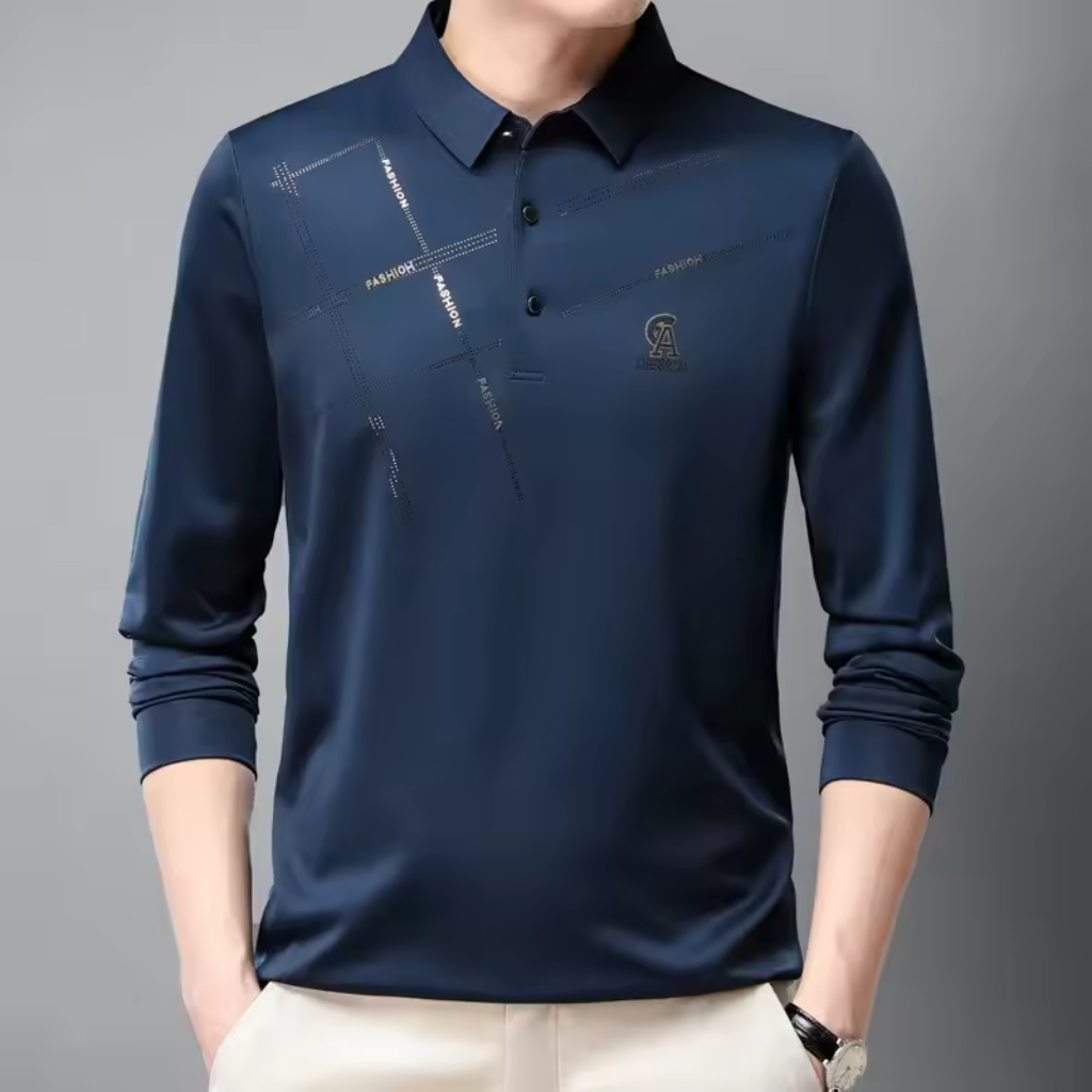 Camisa Social Manga Longa Slim