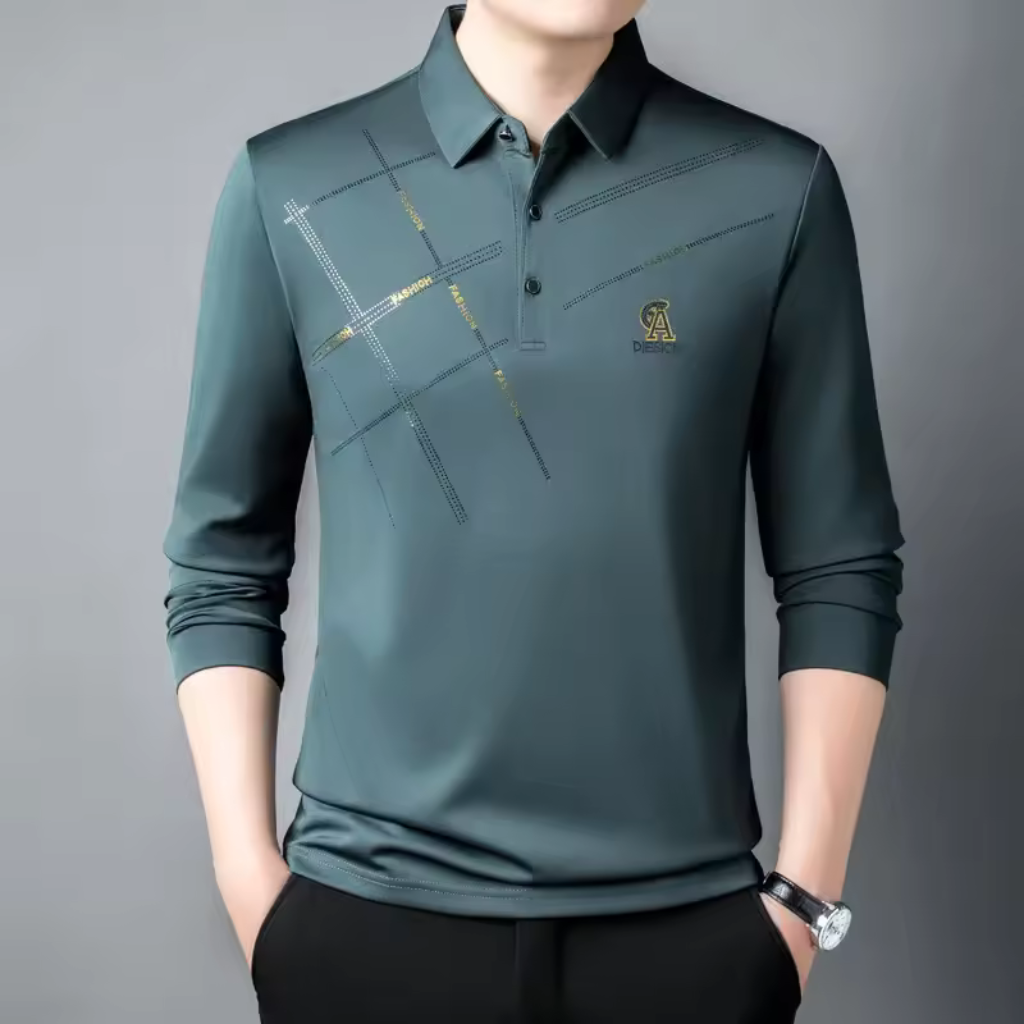 Camisa Social Manga Longa Slim
