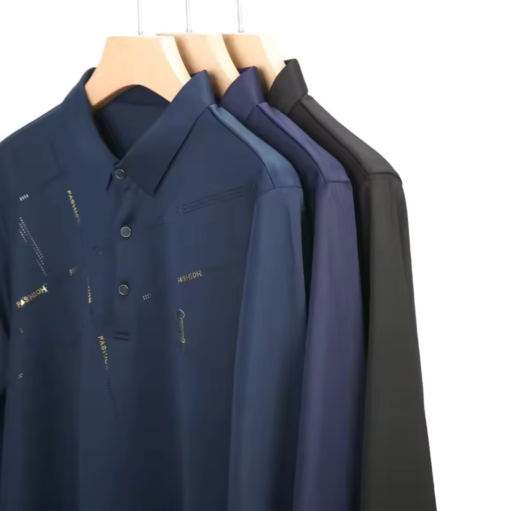 Camisa Social Manga Longa Slim