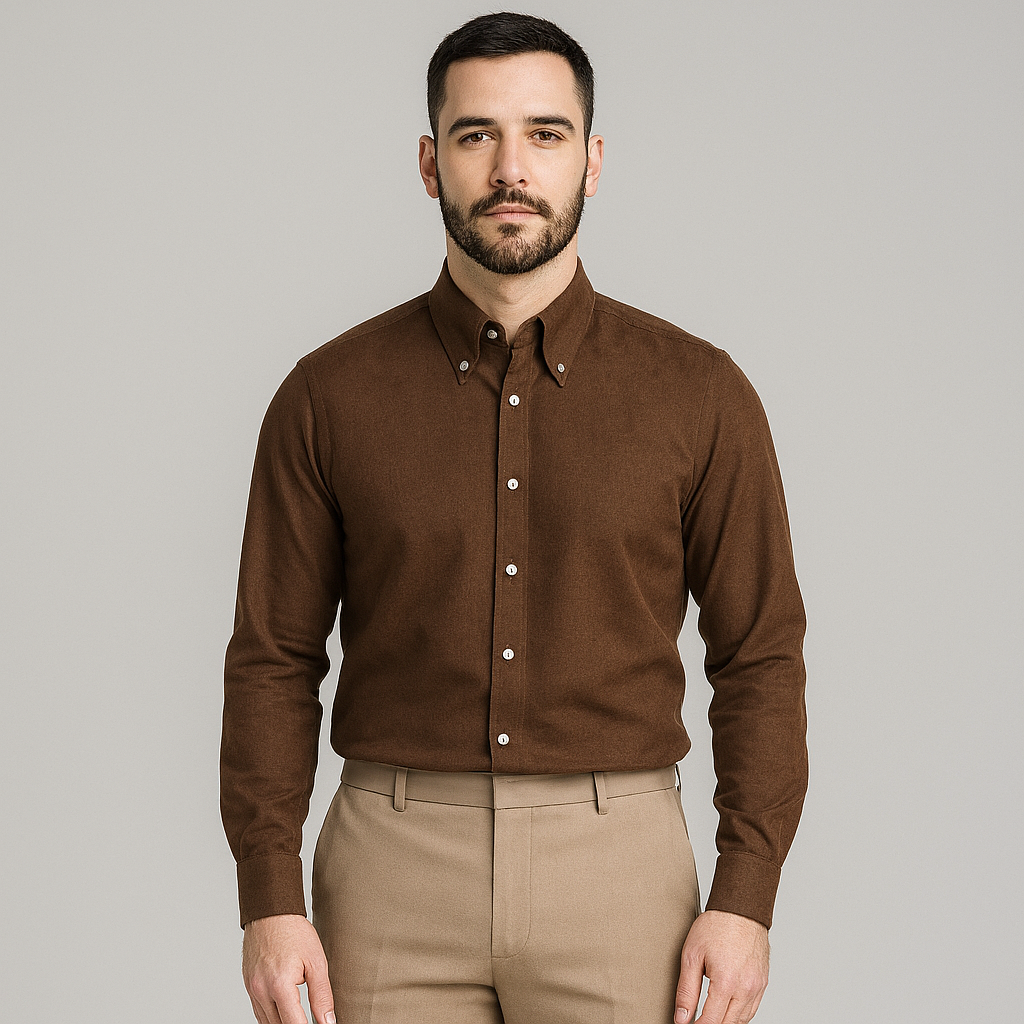 Camisa Social Masculina Naples