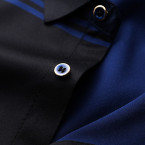 Camisa Social de Seda Xadrez