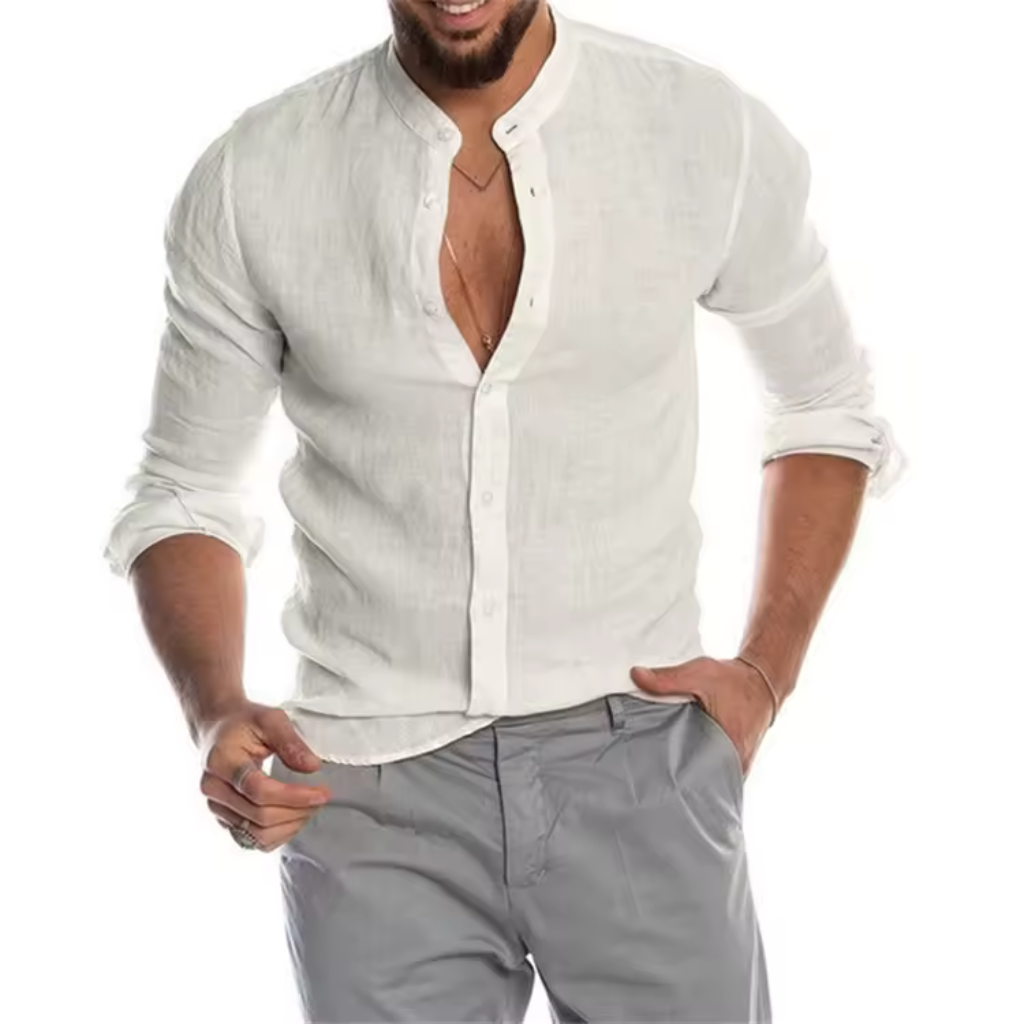 Camisa de Linho Island