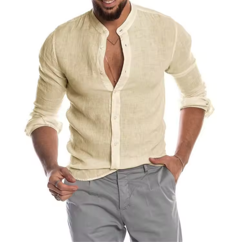 Camisa de Linho Island