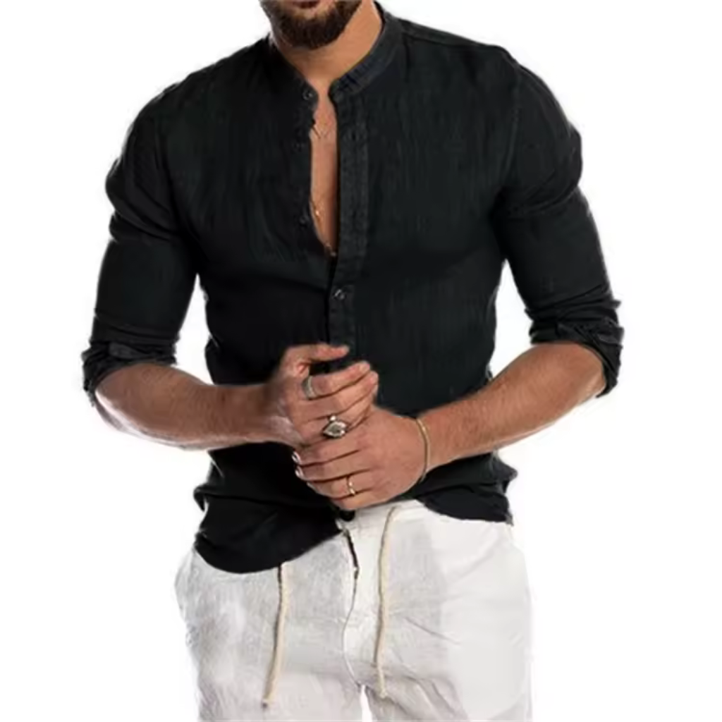 Camisa de Linho Island